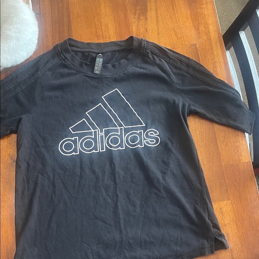 Adidas Black Short Sleeve Tee